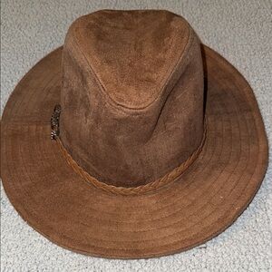 Brown Suede Women's Hat